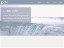 Tablet Screenshot of lxmgroup.com